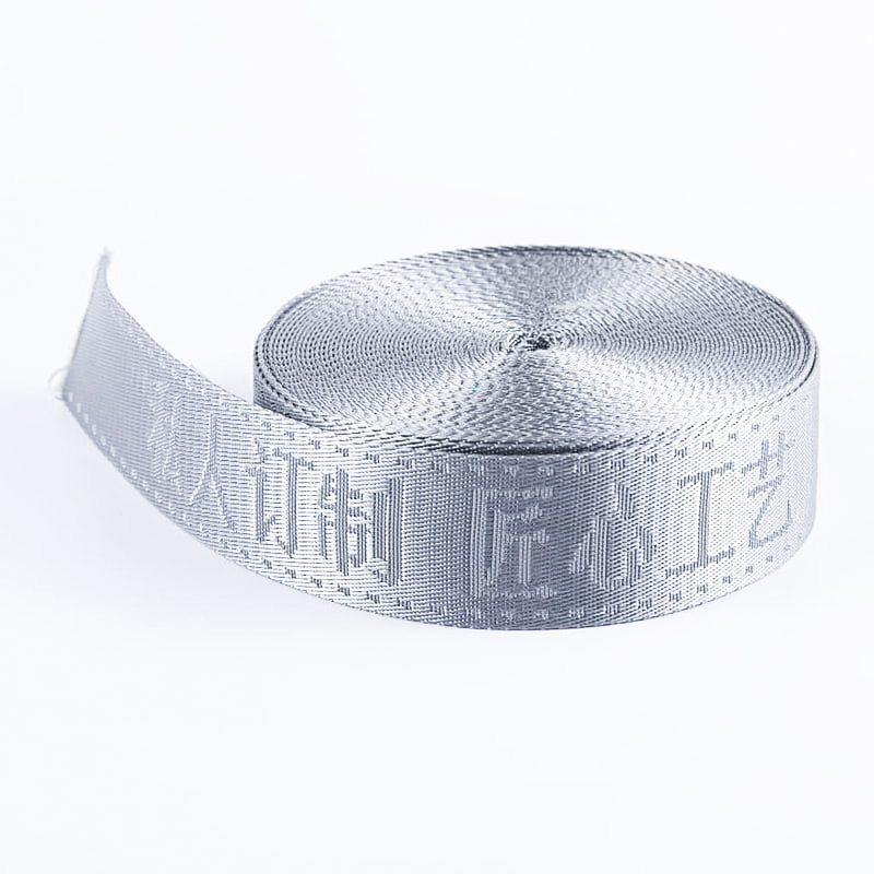 의복 신발 모자 부속품을 위한 4.2cm 모조 나일론 자카드 직물 가죽 끈