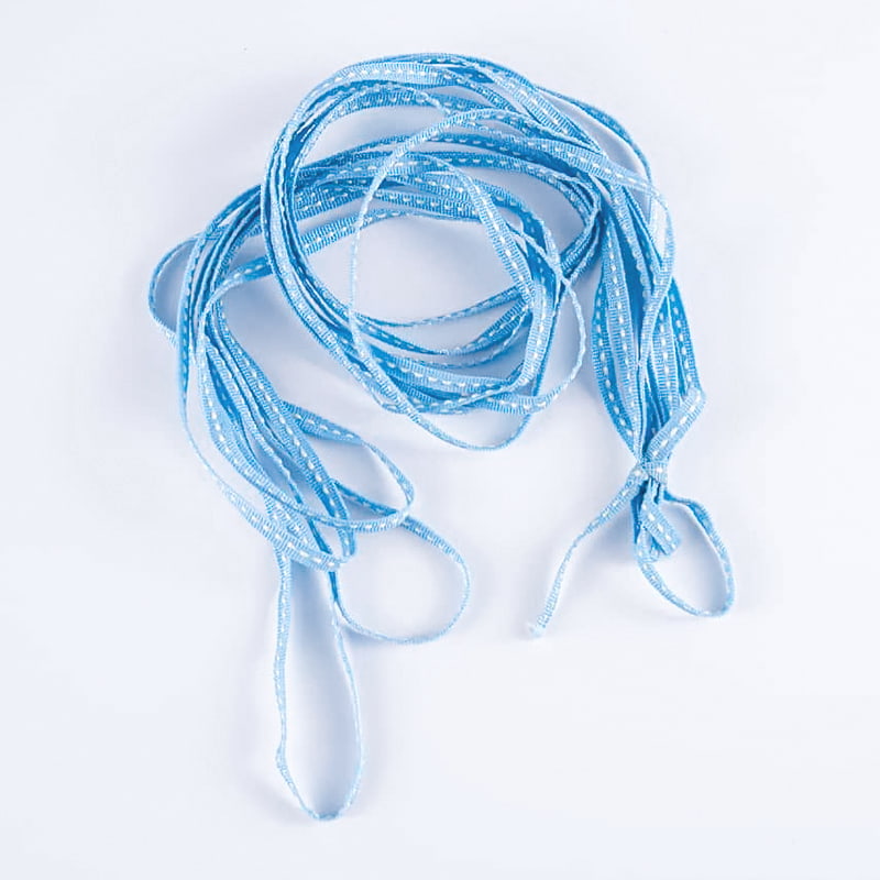 0.5cm 폴리에스터 점선 꽃 포장 웨빙